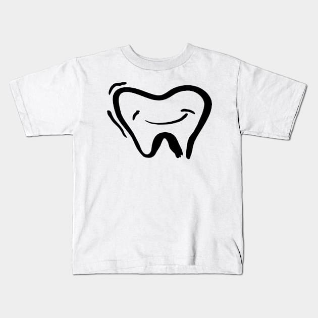 tooth Kids T-Shirt by FromBerlinGift